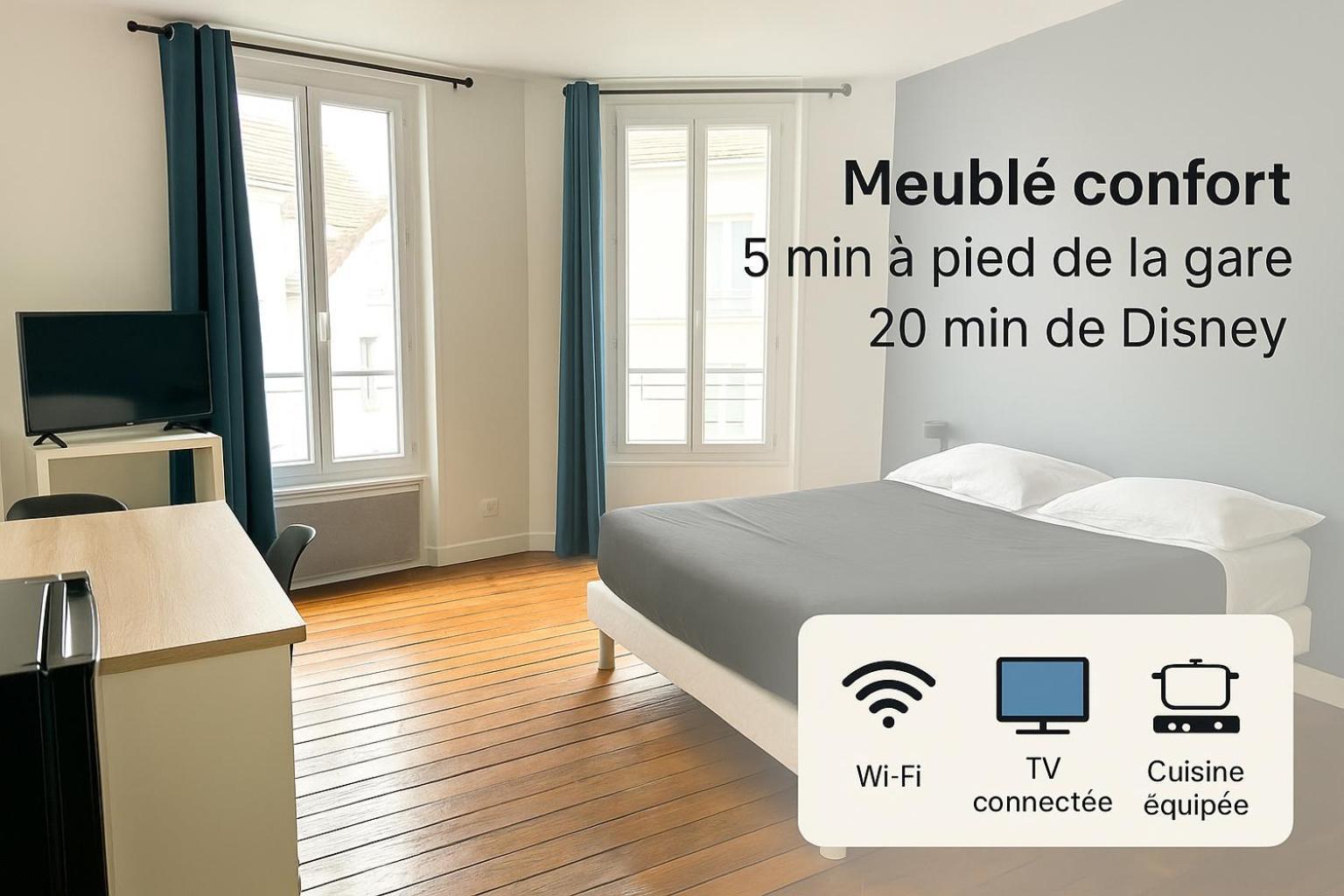 Appartement Maciet 2- Centre Ville Meaux-Gare-Disney Extérieur photo